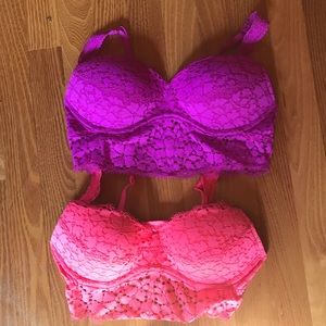 Victoria’s Secret push up bralettes